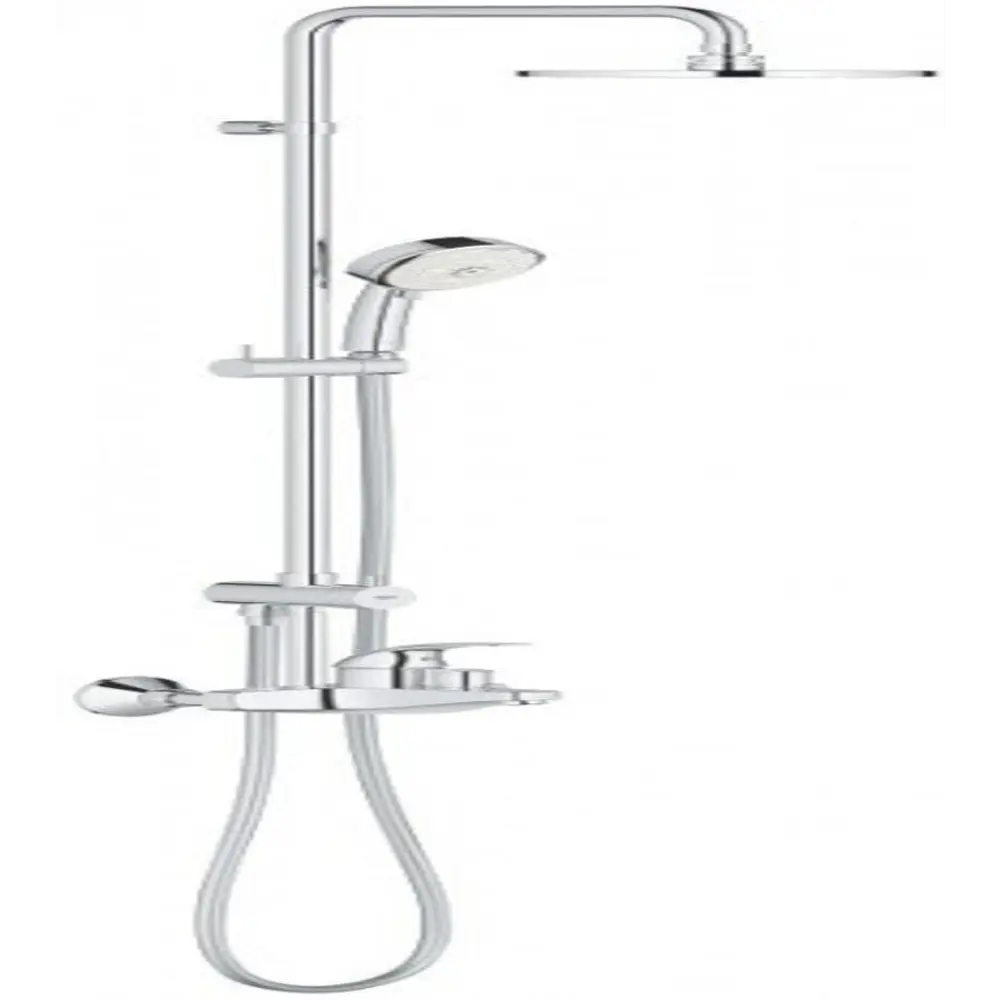 Фото Душевая система GROHE Tempesta Cosmopolitan System 200 26305001 с однорычажным смесителем для ванны цвет хром