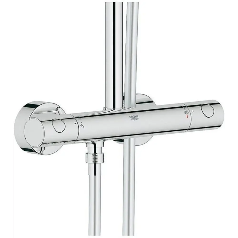 Фото 2 Душевая система GROHE Euphoria System 150 27932000 с термостатом для настенного монтажа цвет хром