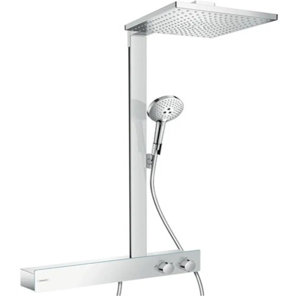 Фото Душевая система HANSGROHE 27363000 HG Raindance Showerpipe E300 1 jet ST цвет хром Фото Душевая система HANSGROHE 27363000 HG Raindance Showerpipe E300 1 jet ST цвет хром