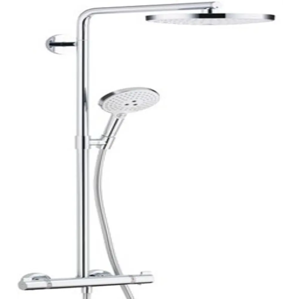 Фото Душевая система HANSGROHE 27129400 HG Raindance Select Showerpipe S240 2 jet цвет хром