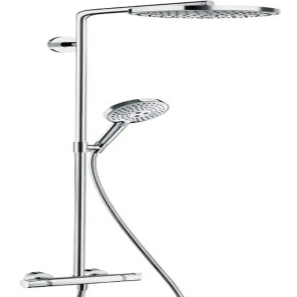 Фото Душевая система HANSGROHE 27129000 HG Raindance Select Showerpipe S240 2 jet цвет хром