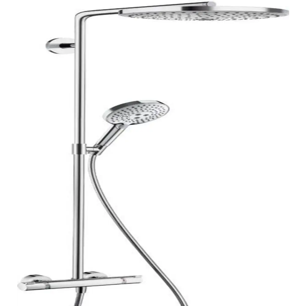 Фото Душевая система HANSGROHE 27133000 HG Raindance Select Showerpipe S300 2 jet цвет хром