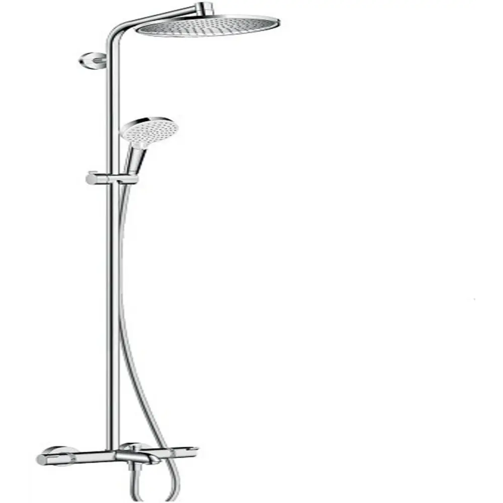 Фото Душевая система HANSGROHE Crometta S 240 1jet Showerpipe 27320000 цвет хром Фото Душевая система HANSGROHE Crometta S 240 1jet Showerpipe 27320000 цвет хром