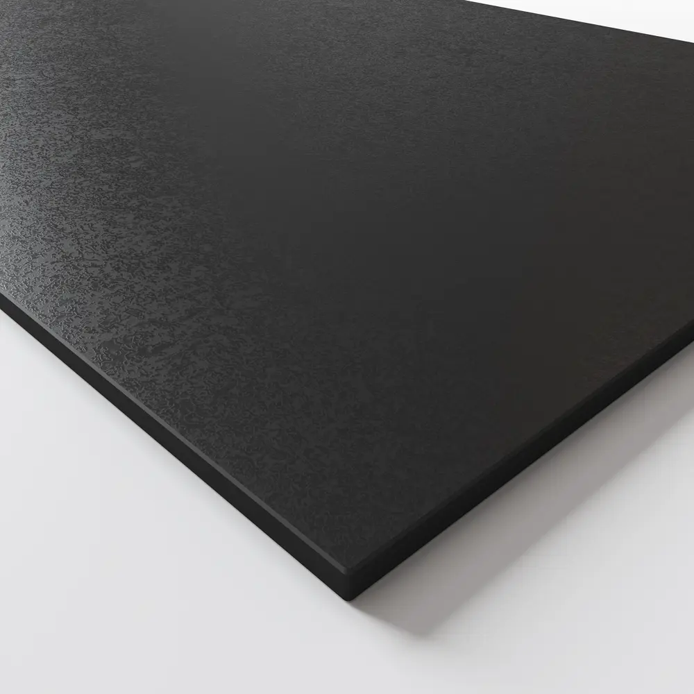 Фото Кухонная столешница Slotex 240x60x0.12 см с плинтусом HPL-пластик цвет черный