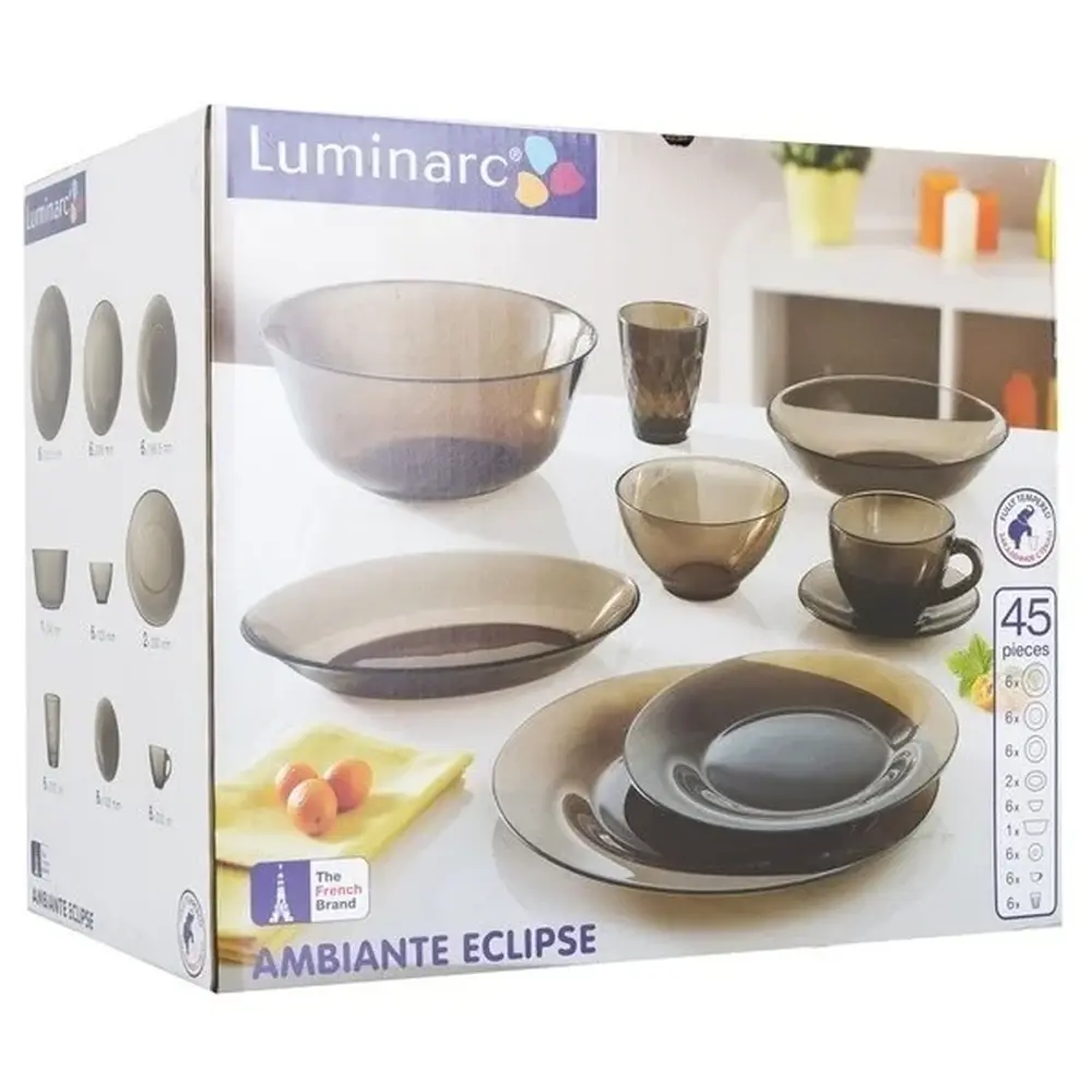 Фото Столовый сервиз Luminarc Ambiente Eclipse L5181 Фото Столовый сервиз Luminarc Ambiente Eclipse L5181