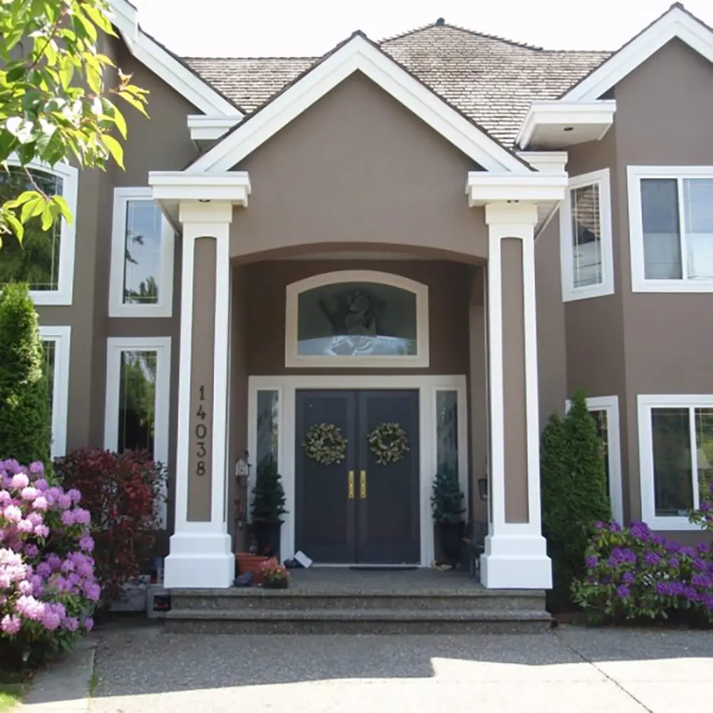 Фото 10 Краска фасадная Profipaints Eco Facade Acryl износостойкая полуглянцевая цвет базальтово-серый RAL-7012 0.9 л Фото 10 Краска фасадная Profipaints Eco Facade Acryl износостойкая полуглянцевая цвет базальтово-серый RAL-7012 0.9 л