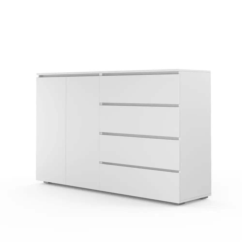 Фото Комод A-a mebel Турин 4 ящика 160x40x100 см ЛДСП цвет белый Фото Комод A-a mebel Турин 4 ящика 160x40x100 см ЛДСП цвет белый