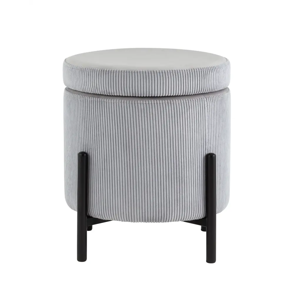 Фото 7 Пуф Stool Group Дали 43x44x43 см цвет светло-серый Фото 7 Пуф Stool Group Дали 43x44x43 см цвет светло-серый