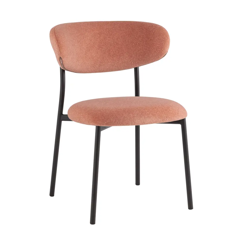 Фото 2 Кухонный стул Стул груп Ayla 47х80х61 см велюр цвет коралл Фото 2 Кухонный стул Стул груп Ayla 47х80х61 см велюр цвет коралл