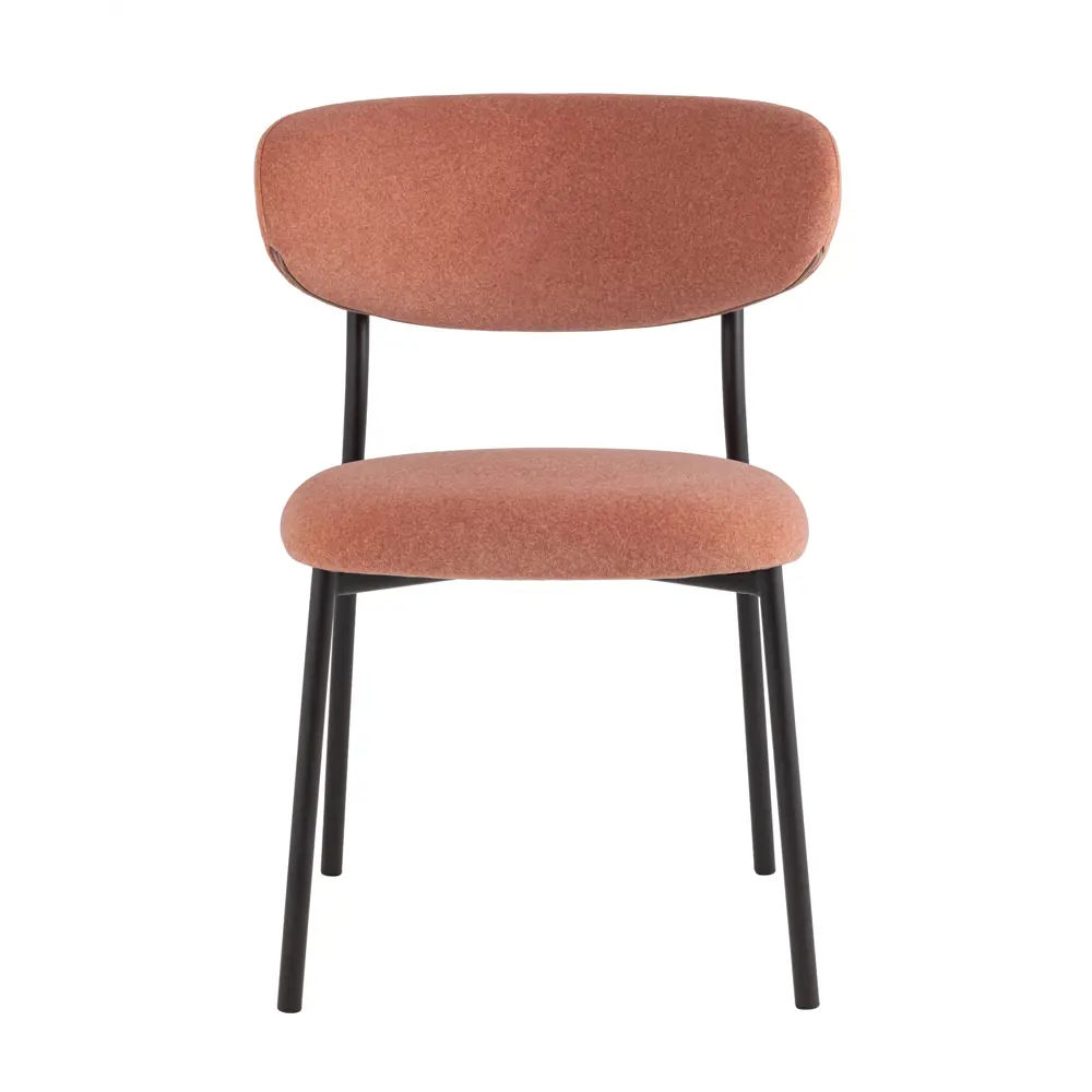 Фото Кухонный стул Стул груп Ayla 47х80х61 см велюр цвет коралл Фото Кухонный стул Стул груп Ayla 47х80х61 см велюр цвет коралл