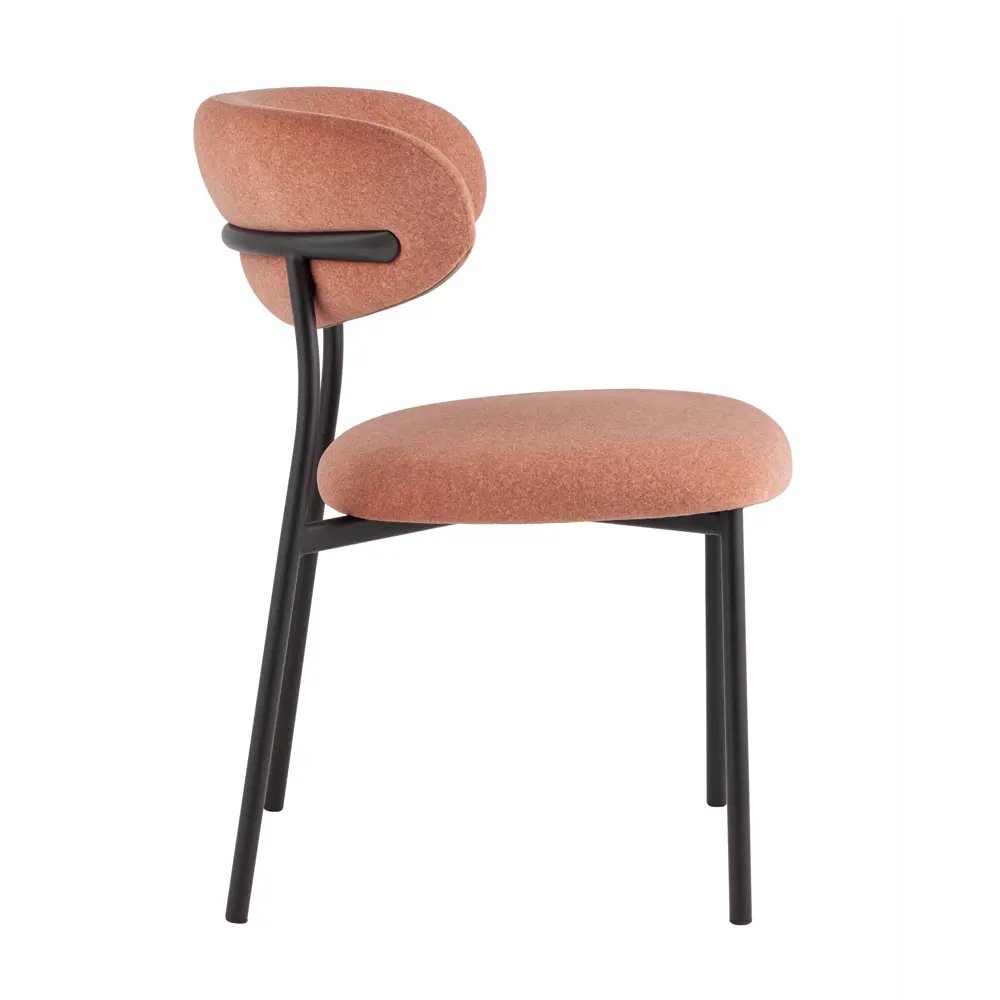 Фото 3 Комплект кухонных стульев Стул груп Ayla 2 стула 47х80х61 см велюр цвет коралл Фото 3 Комплект кухонных стульев Стул груп Ayla 2 стула 47х80х61 см велюр цвет коралл