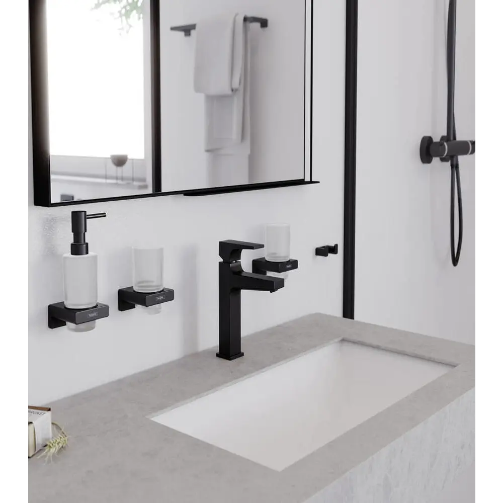 Фото 3 Дозатор для жидкого мыла Hansgrohe 00000092048 цвет черный Фото 3 Дозатор для жидкого мыла Hansgrohe 00000092048 цвет черный