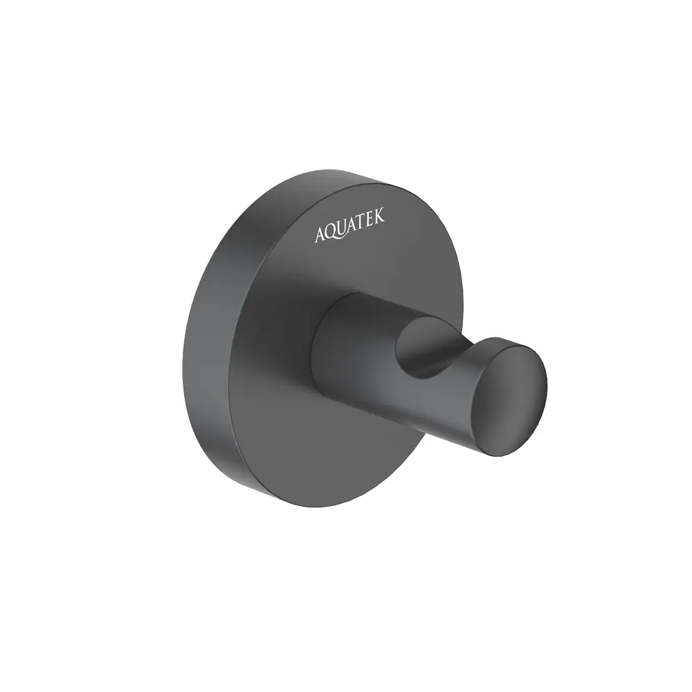 Фото Крючок для ванной Aquatek Оберон AQ4201MB 6x6x10 см цвет черный Фото Крючок для ванной Aquatek Оберон AQ4201MB 6x6x10 см цвет черный