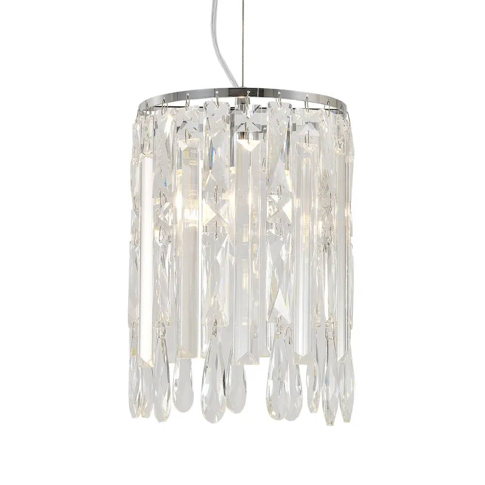 Фото 4 Люстра подвесная Escada Chamarel 2127/1s 1 лампа 3 м² цвет хром Фото 4 Люстра подвесная Escada Chamarel 2127/1s 1 лампа 3 м² цвет хром