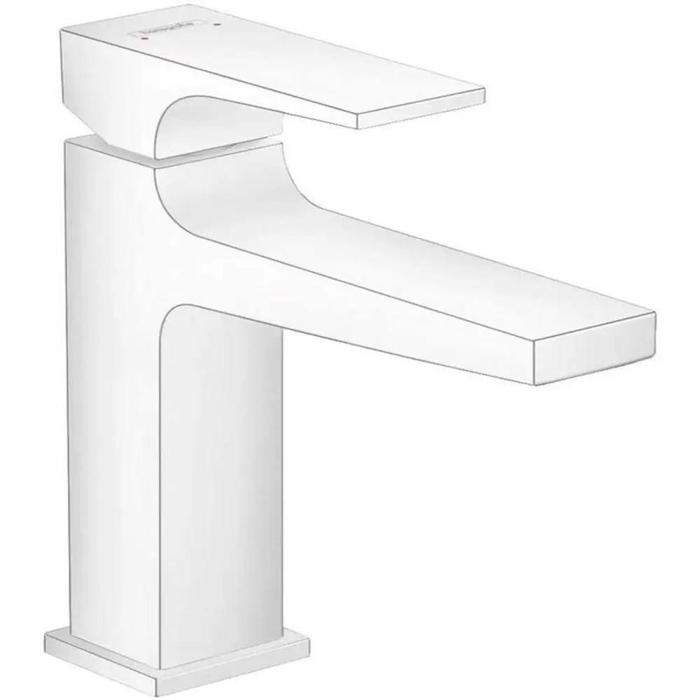 Фото Смеситель для раковины Hansgrohe Metropol 00000071070 цвет белый Фото Смеситель для раковины Hansgrohe Metropol 00000071070 цвет белый