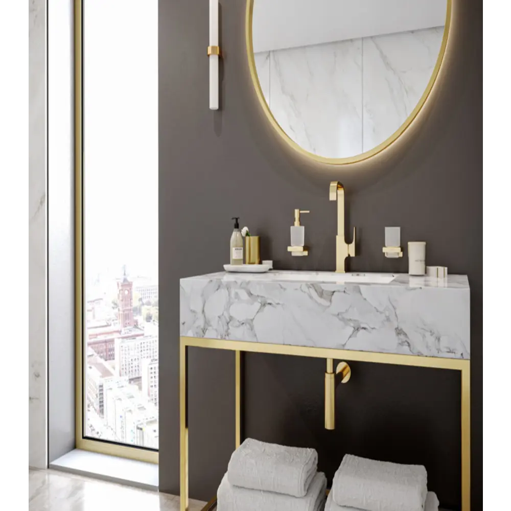 Фото 3 Смеситель для раковины Hansgrohe Metropol 00000071321 цвет золото Фото 3 Смеситель для раковины Hansgrohe Metropol 00000071321 цвет золото