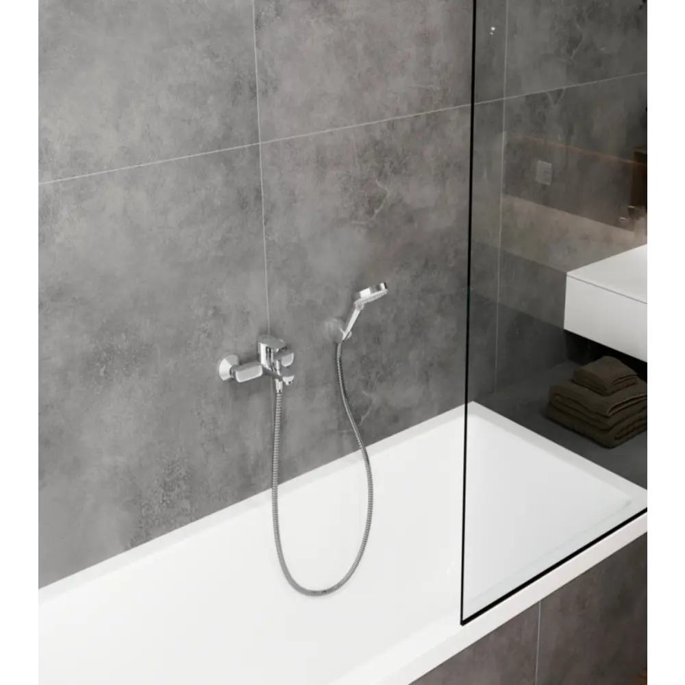 Фото 3 Смеситель для ванны Hansgrohe 00000090655 цвет хром Фото 3 Смеситель для ванны Hansgrohe 00000090655 цвет хром