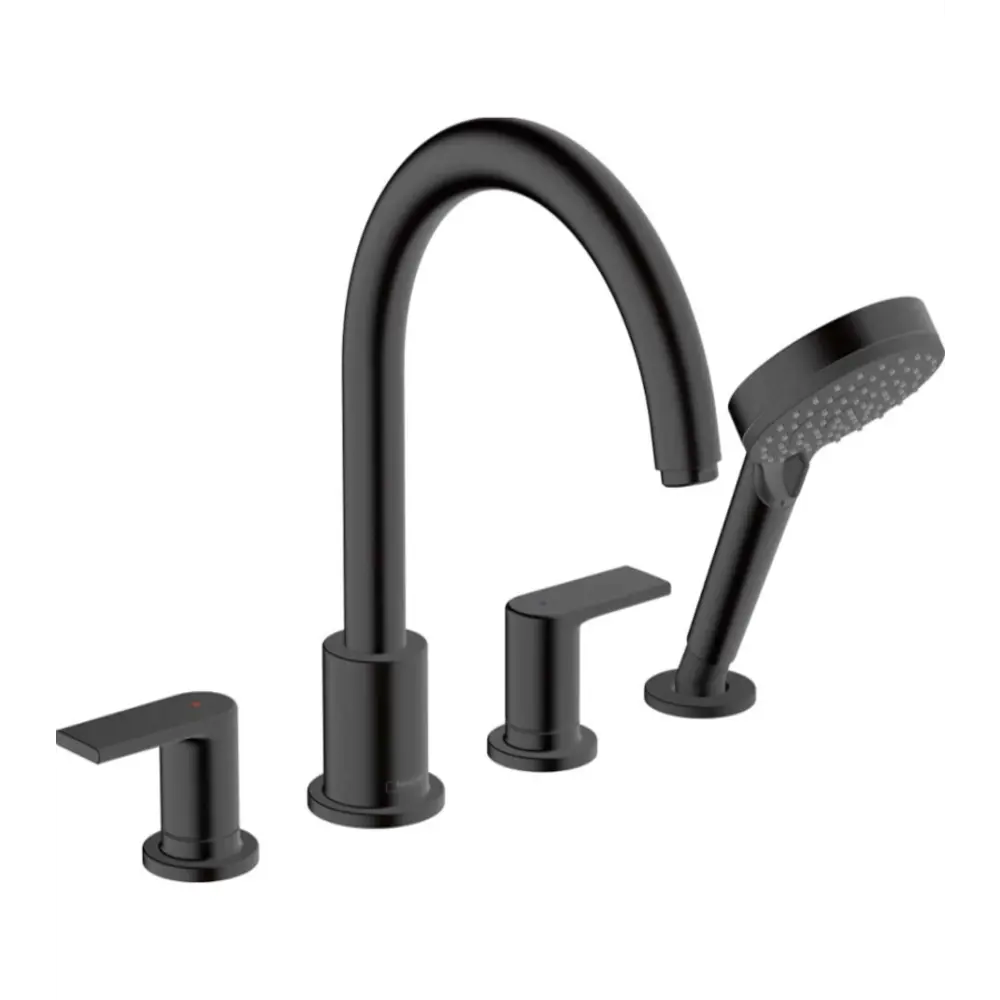 Фото Смеситель для ванны Hansgrohe 00000090726 цвет черный Фото Смеситель для ванны Hansgrohe 00000090726 цвет черный