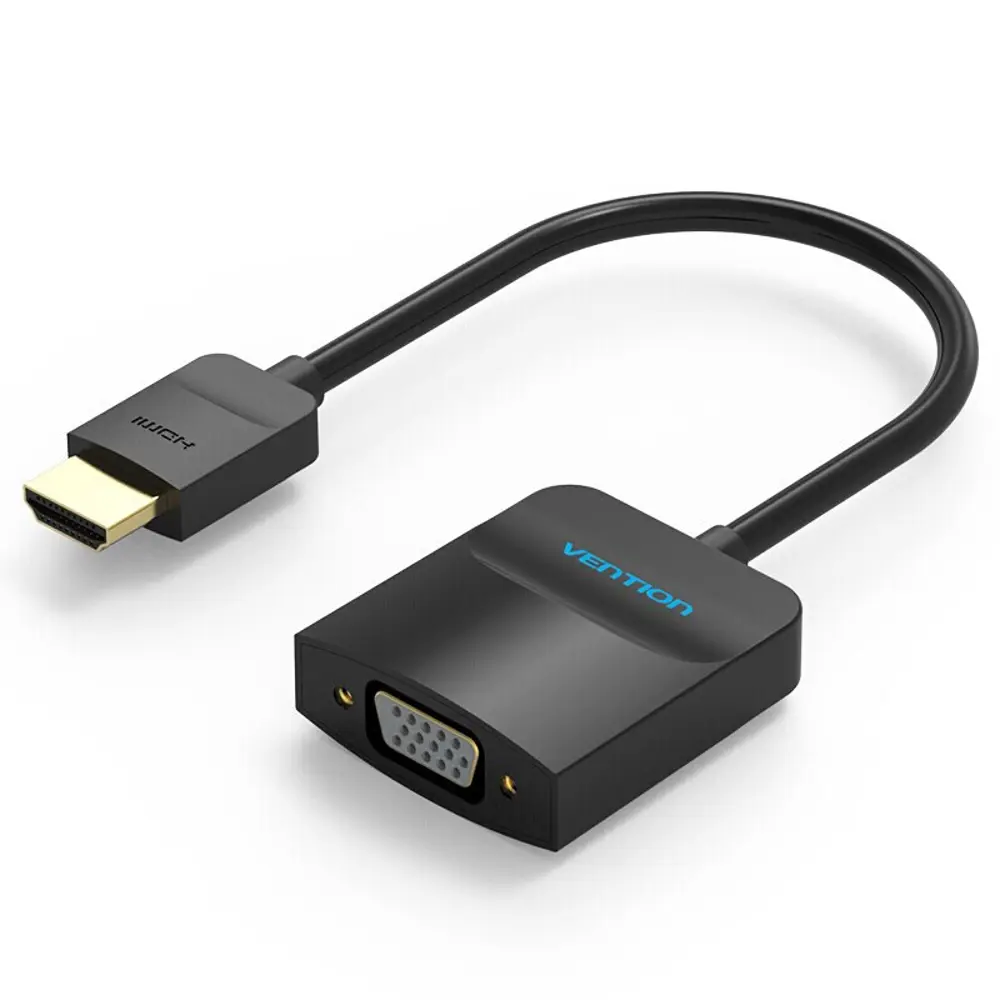 Фото Мультимедиа конвертер Vention HDMI - VGA с аудио ACHBB Фото Мультимедиа конвертер Vention HDMI - VGA с аудио ACHBB