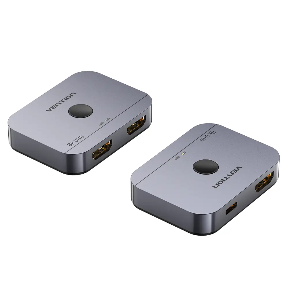 Фото Переключатель - разветвитель Vention HDMI v2.1 двунаправленный 2x1/1x2 AKPH0 Фото Переключатель - разветвитель Vention HDMI v2.1 двунаправленный 2x1/1x2 AKPH0
