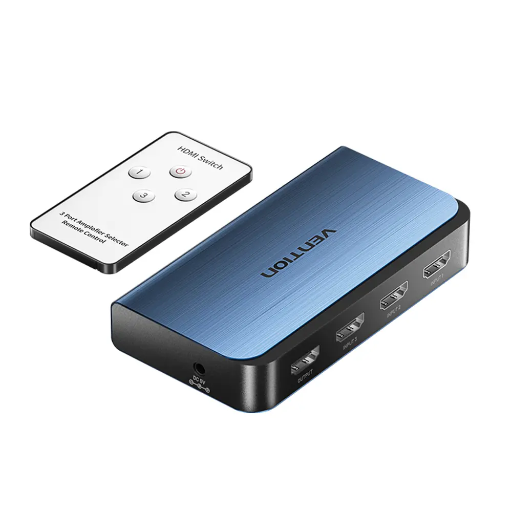 Фото Переключатель 3x1 Vention HDMI v2.0 AKML0 Фото Переключатель 3x1 Vention HDMI v2.0 AKML0