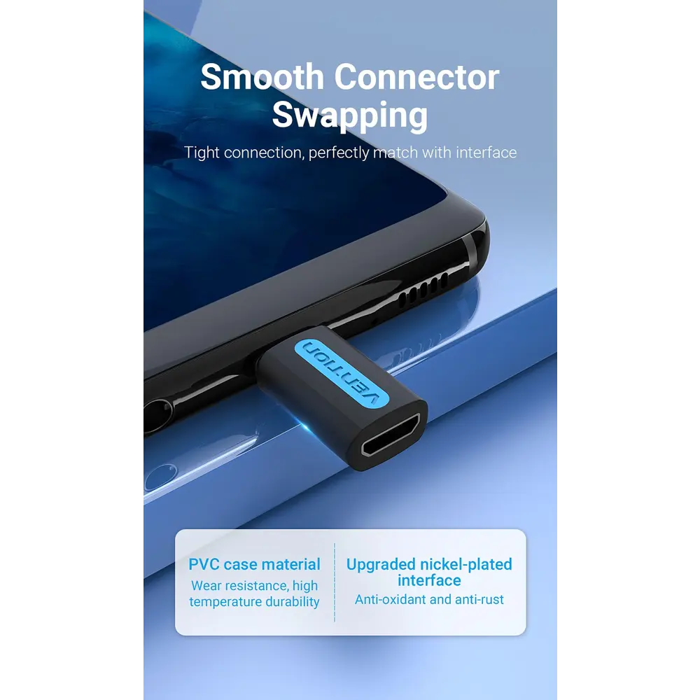 Фото Адаптер-переходник Vention USB Type C M/ USB 2.0 micro B 5pin F CDXB0 Фото Адаптер-переходник Vention USB Type C M/ USB 2.0 micro B 5pin F CDXB0
