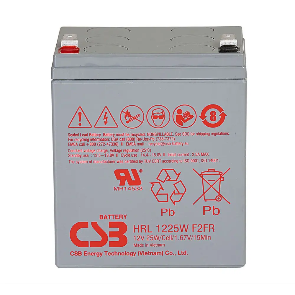 Фото Аккумулятор для ИБП CSB HRL1225W F2 FR Фото Аккумулятор для ИБП CSB HRL1225W F2 FR