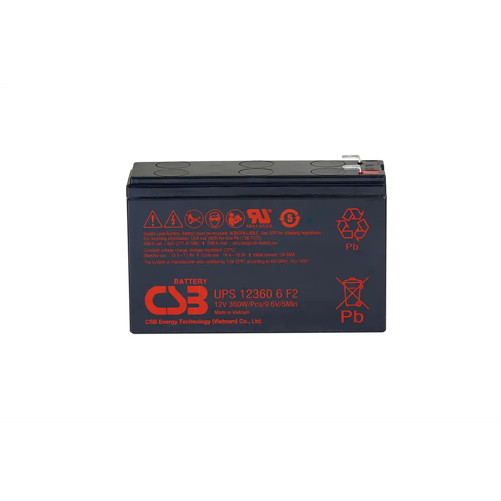 Фото Аккумулятор для ИБП CSB UPS123606 F2 Фото Аккумулятор для ИБП CSB UPS123606 F2