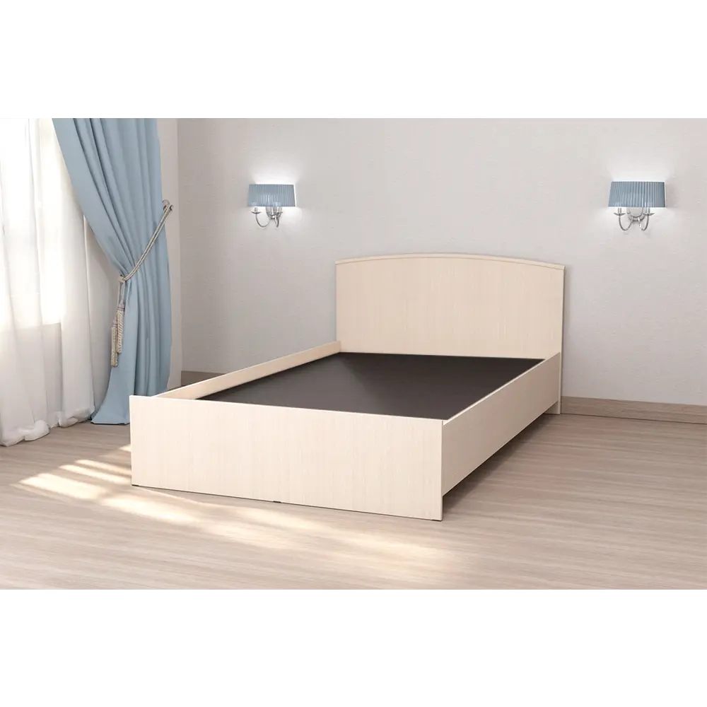 Фото 2 Кровать Вектор Кэт-7 125x82x206 см ЛДСП цвет дуб Фото 2 Кровать Вектор Кэт-7 125x82x206 см ЛДСП цвет дуб