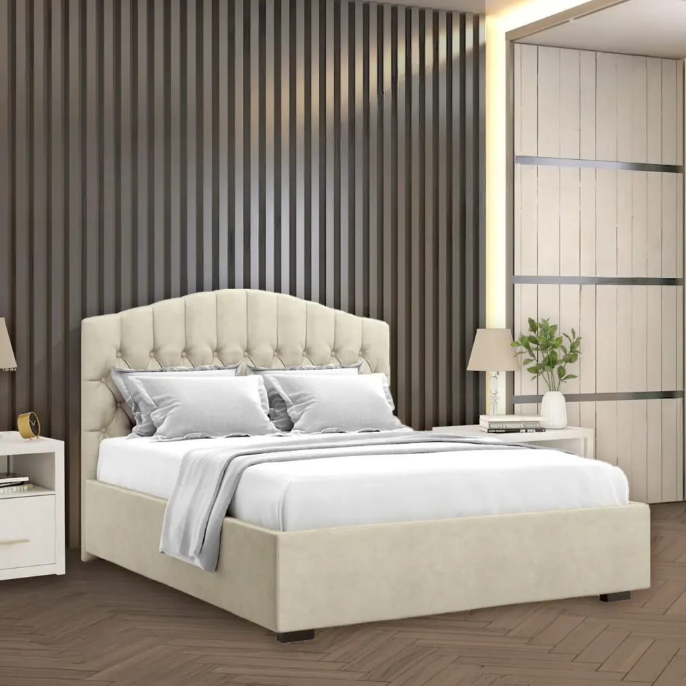 Фото 8 Кровать Вектор Lugano с подъемным механизмом и ящиком 152x117x215 см ДСП цвет бежевый Фото 8 Кровать Вектор Lugano с подъемным механизмом и ящиком 152x117x215 см ДСП цвет бежевый