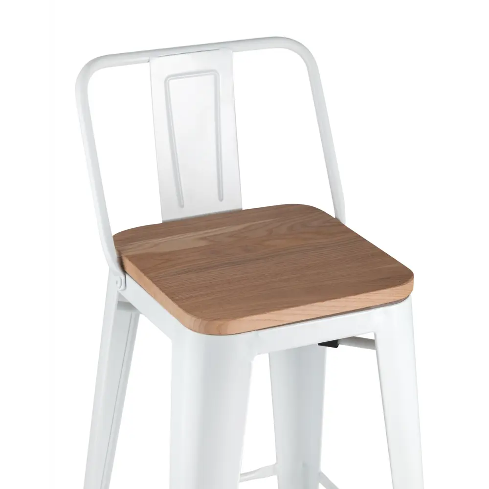 Фото 4 Барный стул Stool Group 43x97x43 цвет белый Фото 4 Барный стул Stool Group 43x97x43 цвет белый