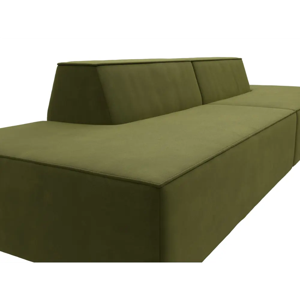 Фото 4 Диван Лига Диванов Монс 119629 340x70x110 см вельвет цвет зеленый Фото 4 Диван Лига Диванов Монс 119629 340x70x110 см вельвет цвет зеленый