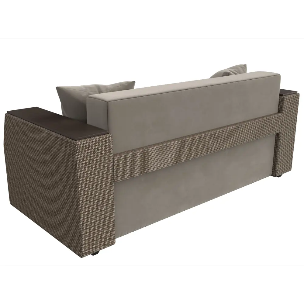 Фото 5 Диван Лига Диванов Атлант мини 113745 176x75x89 см вельвет цвет бежевый