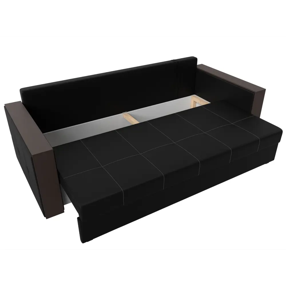 Фото 7 Диван Лига Диванов Валенсия Лайт 117235 225x79x85 см искусственная кожа цвет черный Фото 7 Диван Лига Диванов Валенсия Лайт 117235 225x79x85 см искусственная кожа цвет черный