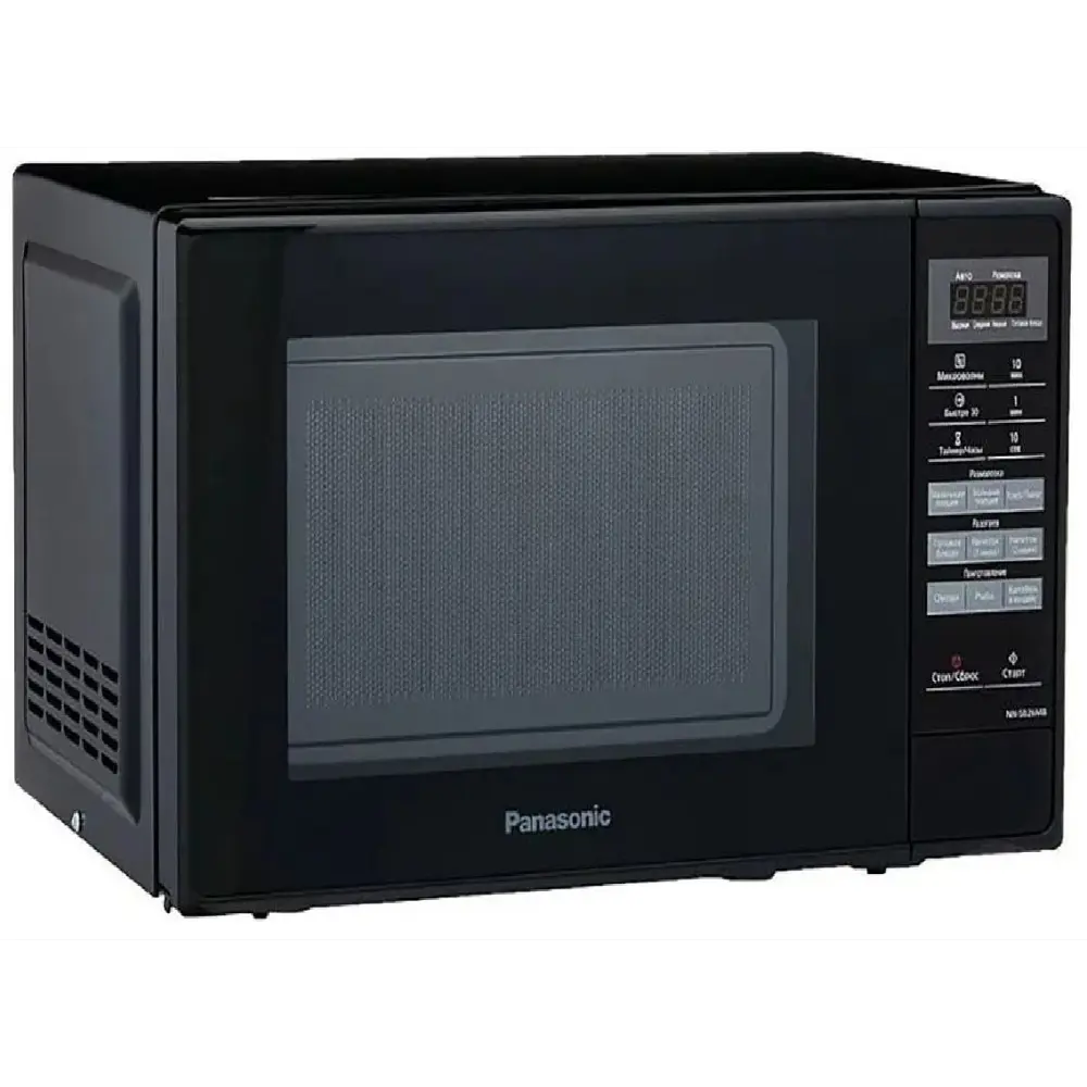 Фото 3 Отдельностоящая микроволновая печь Panasonic NN-SB26MBZPE 20 л 44.3x25.8x33 см цвет черный Фото 3 Отдельностоящая микроволновая печь Panasonic NN-SB26MBZPE 20 л 44.3x25.8x33 см цвет черный