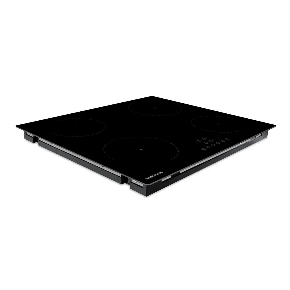 Фото 4 Электрическая варочная панель Samtron AI-610bg 59 см 4 конфорки цвет черный Фото 4 Электрическая варочная панель Samtron AI-610bg 59 см 4 конфорки цвет черный
