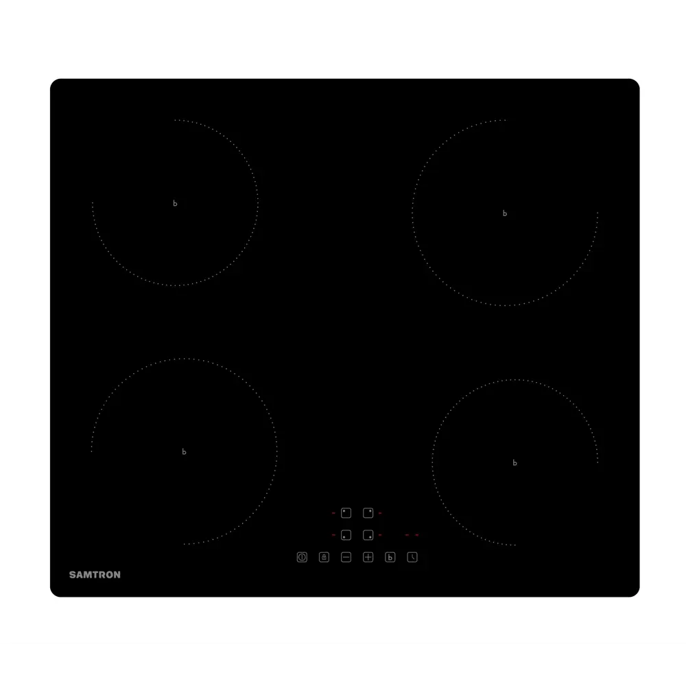 Фото Электрическая варочная панель Samtron AI-610bg 59 см 4 конфорки цвет черный Фото Электрическая варочная панель Samtron AI-610bg 59 см 4 конфорки цвет черный