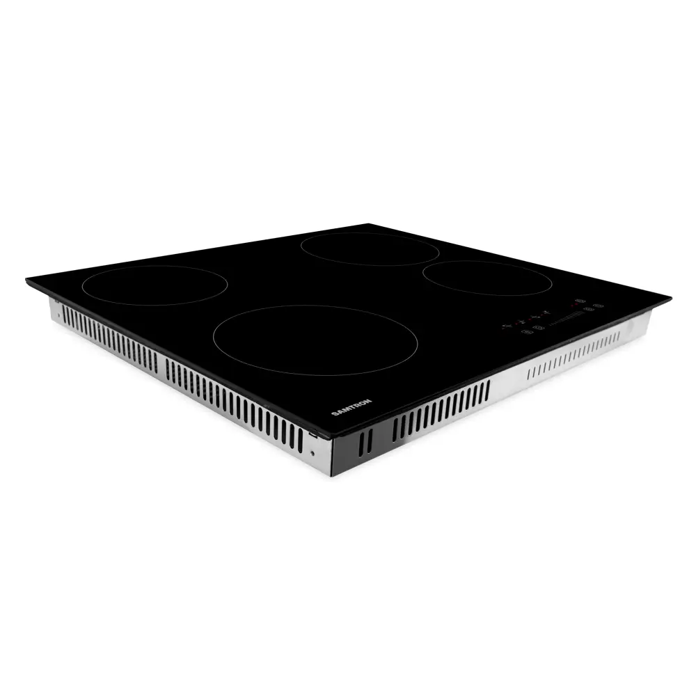 Фото 4 Электрическая варочная панель Samtron AC-611bg 58 см 4 конфорки цвет черный Фото 4 Электрическая варочная панель Samtron AC-611bg 58 см 4 конфорки цвет черный