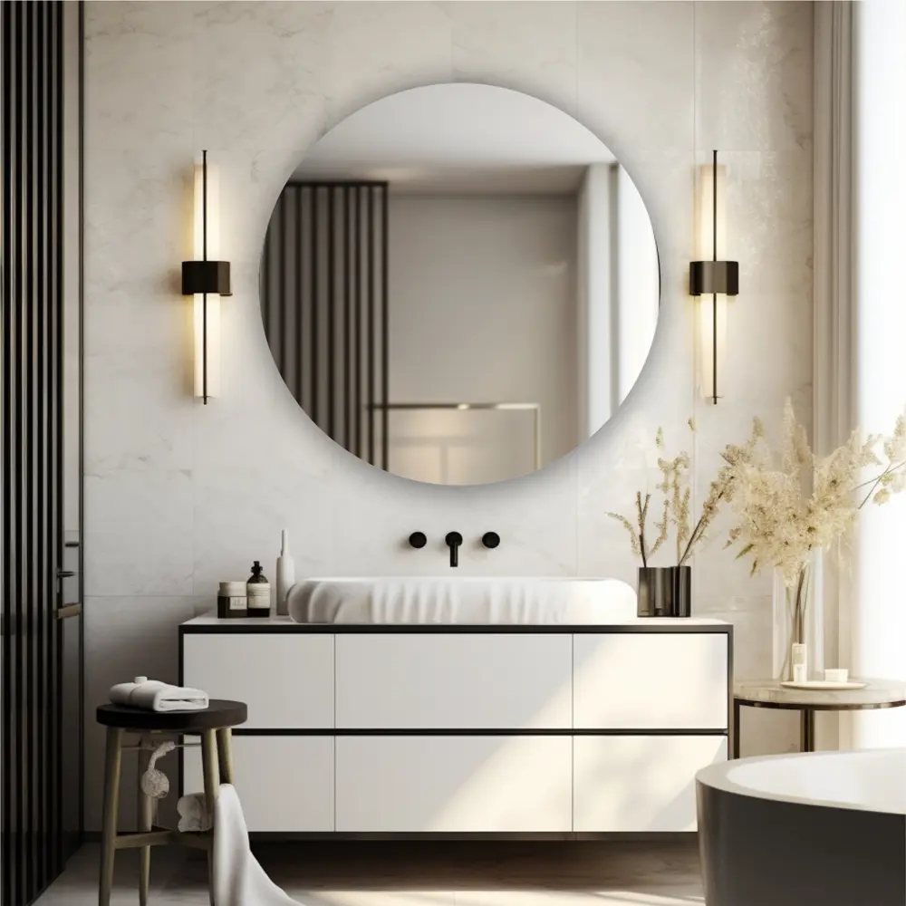 Фото 5 Зеркало для ванной Kvvgroup Зеркало настенное 98008764 с подсветкой 60x60см Фото 5 Зеркало для ванной Kvvgroup Зеркало настенное 98008764 с подсветкой 60x60см