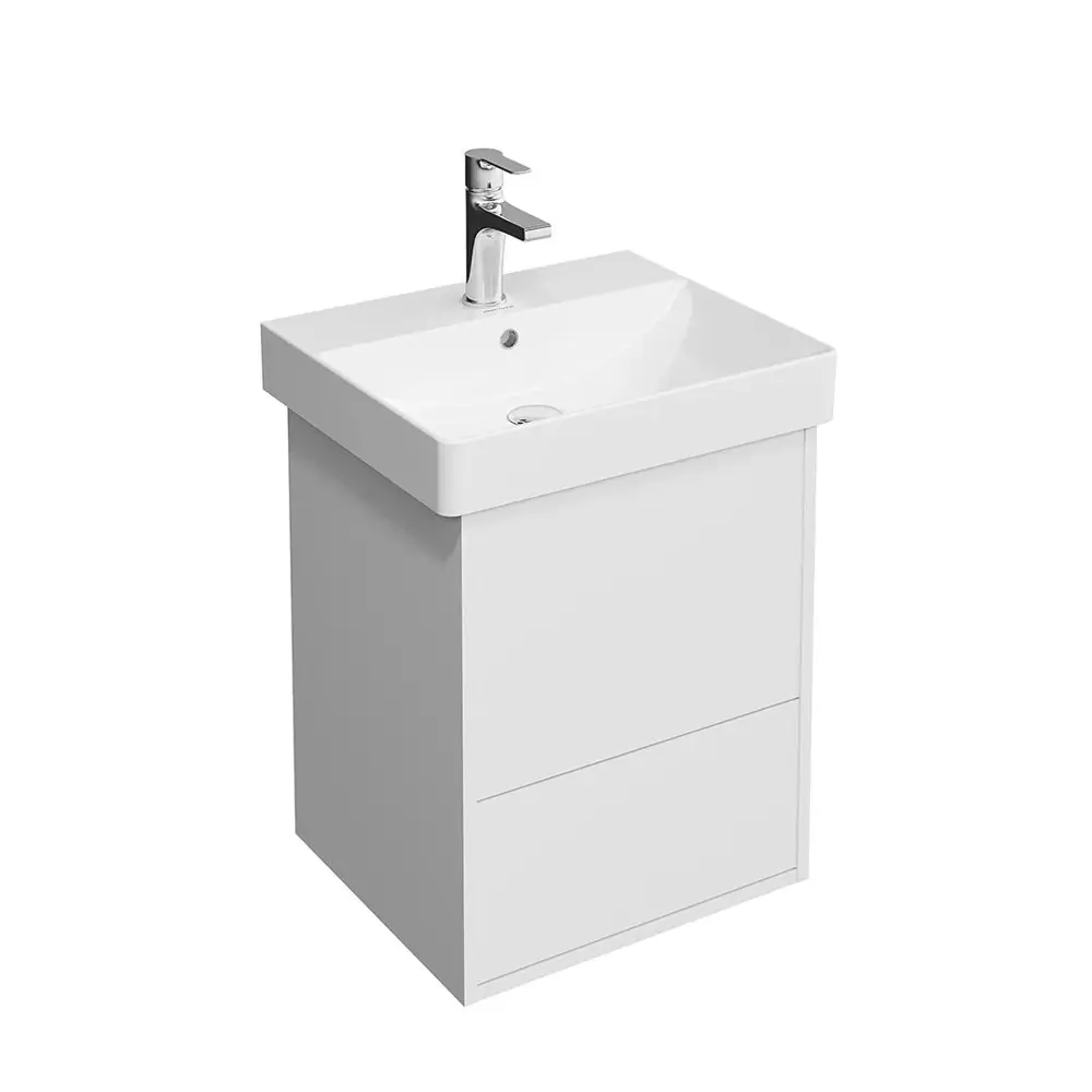 Фото 2 Тумба под раковину напольная Kerama marazzi PRO.50.2\WHT 45см цвет коричневый Фото 2 Тумба под раковину напольная Kerama marazzi PRO.50.2\WHT 45см цвет коричневый