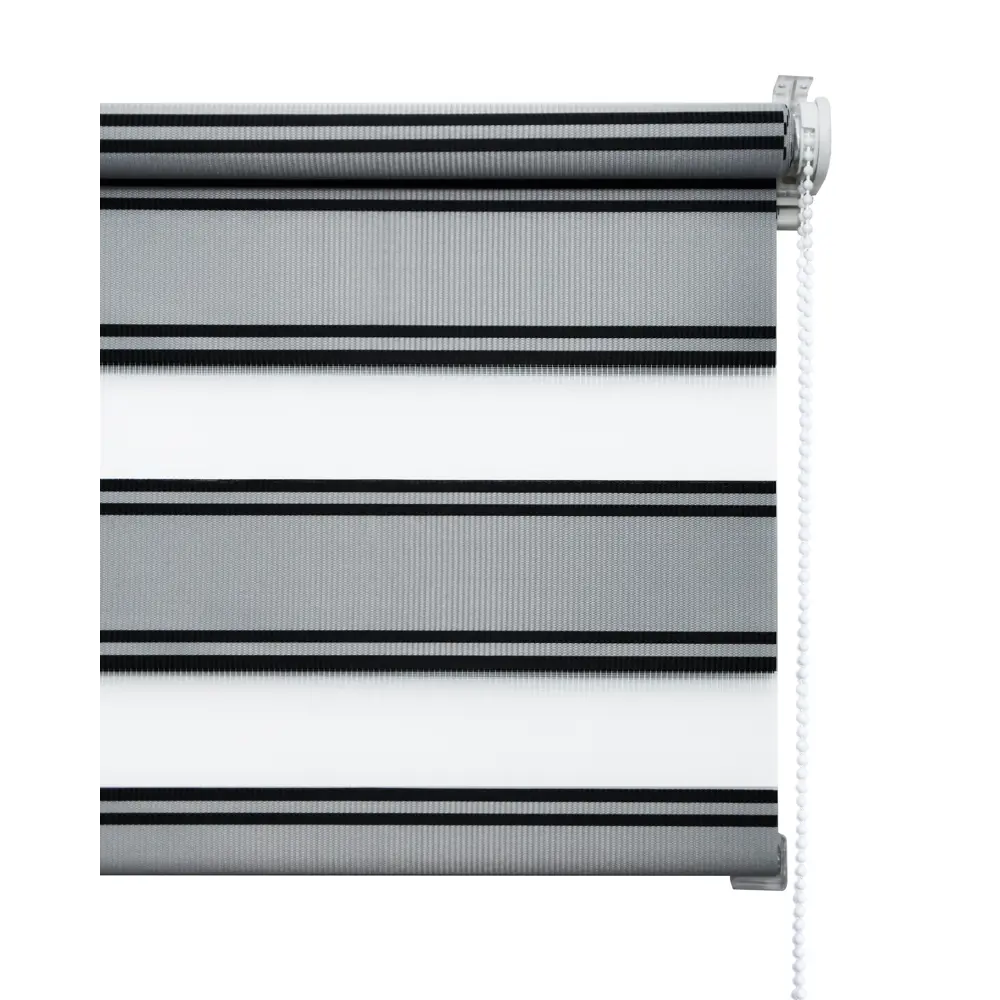 Фото 3 Рулонная штора Лентабел Беатрис 76x160 см цвет серый