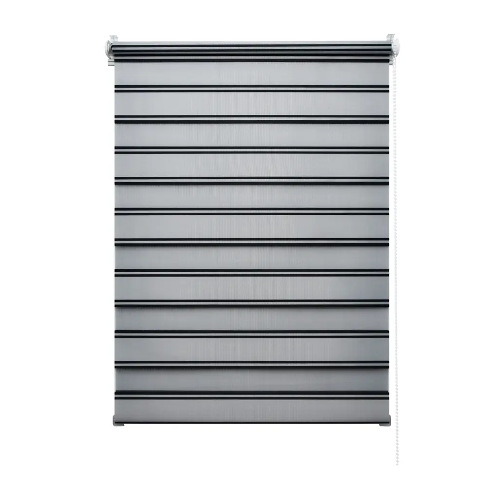 Фото 2 Рулонная штора Лентабел Беатрис 76x160 см цвет серый