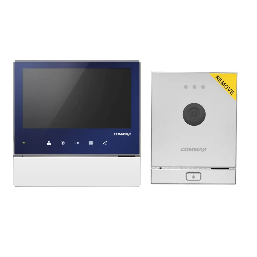 Фото Комплект видеодомофона Commax CDV-70H2/DRC-41M 7" цвет синий/серебро Фото Комплект видеодомофона Commax CDV-70H2/DRC-41M 7" цвет синий/серебро