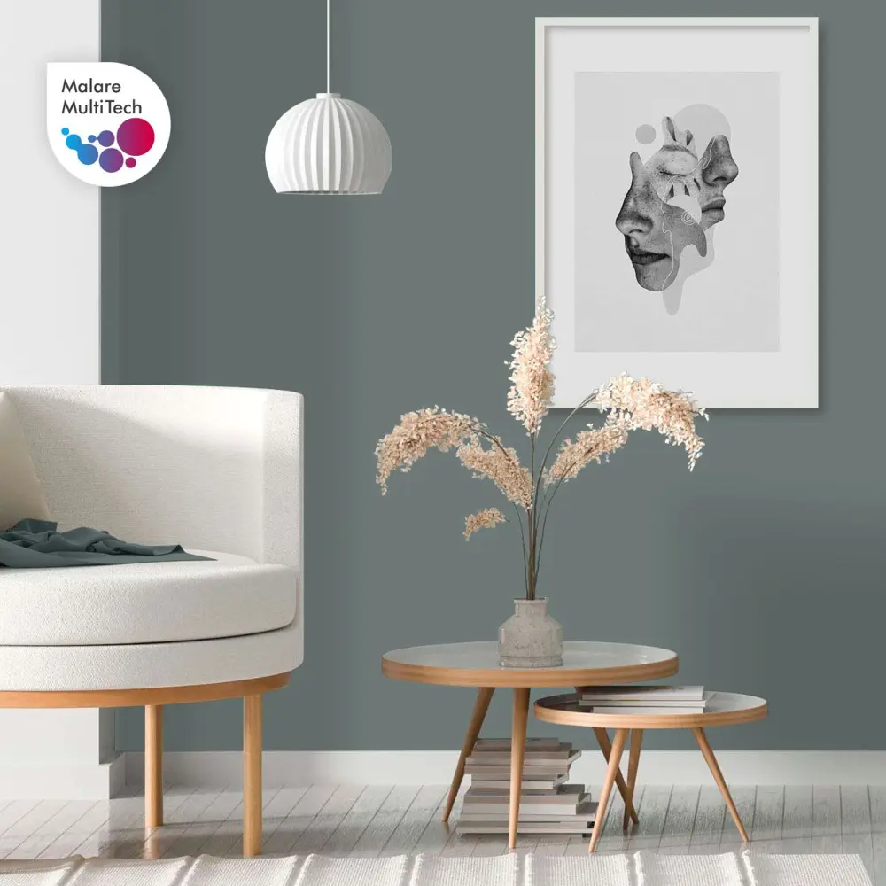 Фото 5 Краска для потолка и стен Malare Professional Euro №20 быстросохнущая матовая цвет агатовый серый 1 л Фото 5 Краска для потолка и стен Malare Professional Euro №20 быстросохнущая матовая цвет агатовый серый 1 л