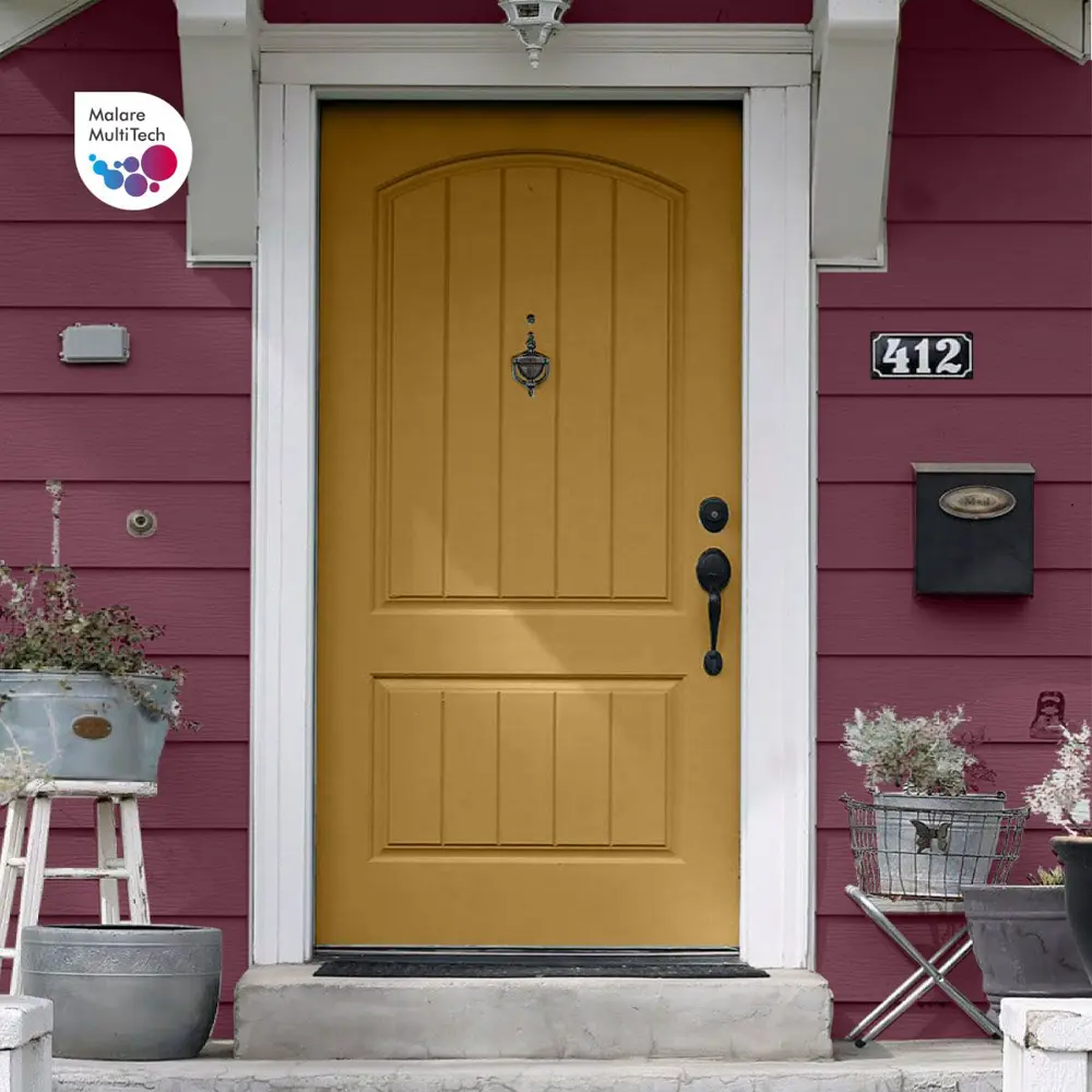 Фото 6 Краска для потолка и стен Malare Professional Euro №20 быстросохнущая матовая цвет византия 2.7 л