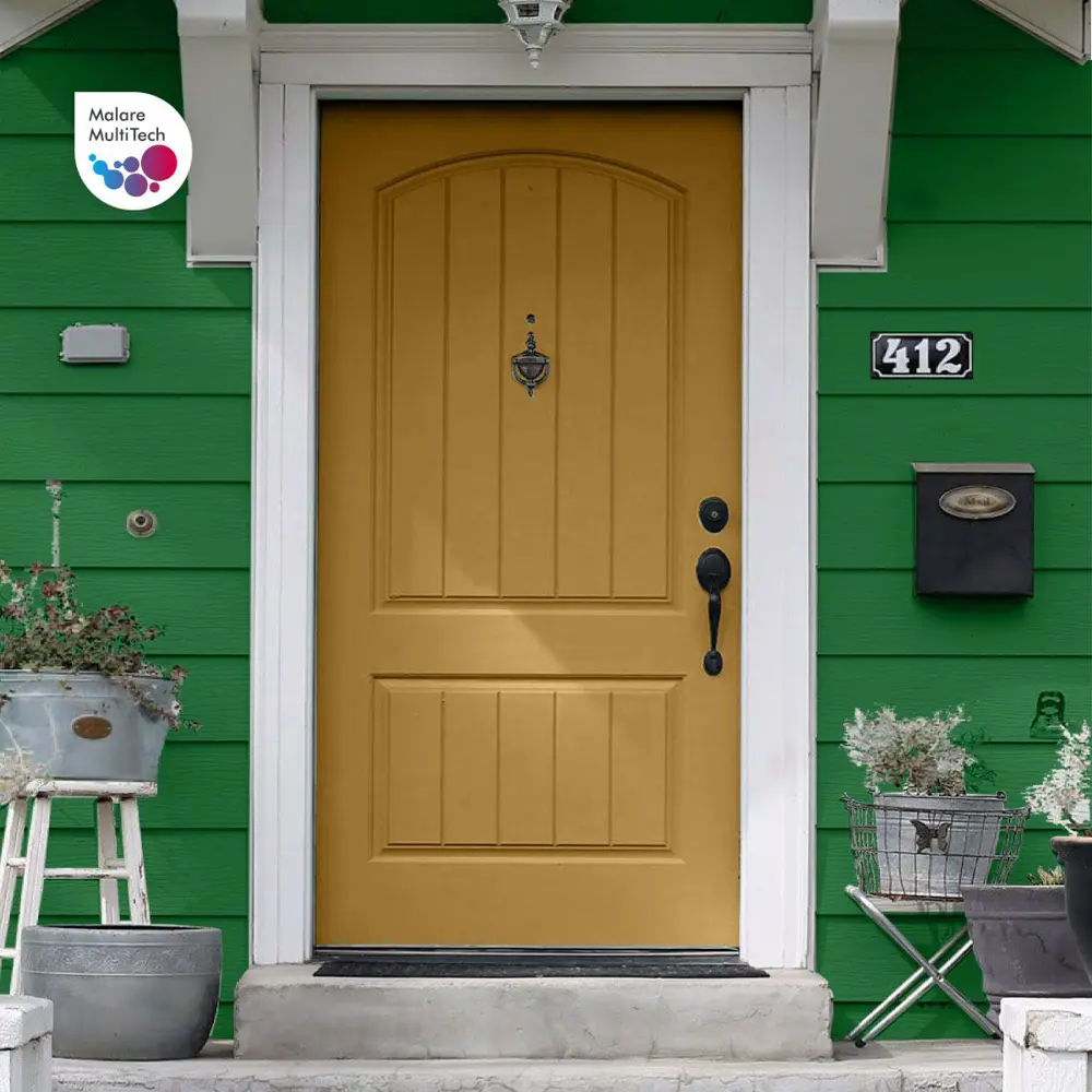 Фото 6 Краска для потолка и стен Malare Professional Euro №20 быстросохнущая матовая цвет зеленый мичиган 1 л