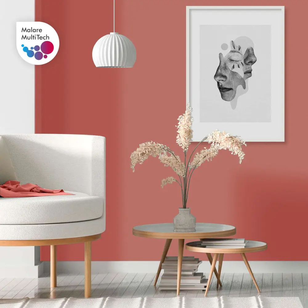 Фото 5 Краска для потолка и стен Malare Professional Euro №20 быстросохнущая матовая цвет коралловый 2.7 л Фото 5 Краска для потолка и стен Malare Professional Euro №20 быстросохнущая матовая цвет коралловый 2.7 л