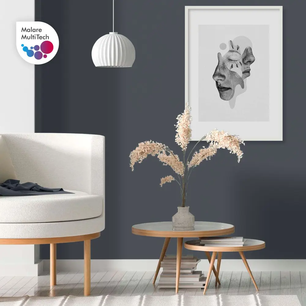 Фото 5 Краска для потолка и стен Malare Professional Euro №20 быстросохнущая матовая цвет мокрый асфальт 1 л Фото 5 Краска для потолка и стен Malare Professional Euro №20 быстросохнущая матовая цвет мокрый асфальт 1 л