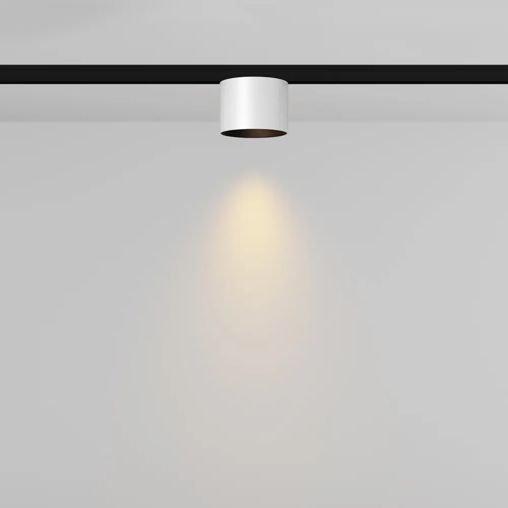 Фото 4 Трековый светильник спот светодиодный Maytoni Tr188-1-5w2.7k-m-bw 5 Вт магнитный 2 м² цвет белый Фото 4 Трековый светильник спот светодиодный Maytoni Tr188-1-5w2.7k-m-bw 5 Вт магнитный 2 м² цвет белый