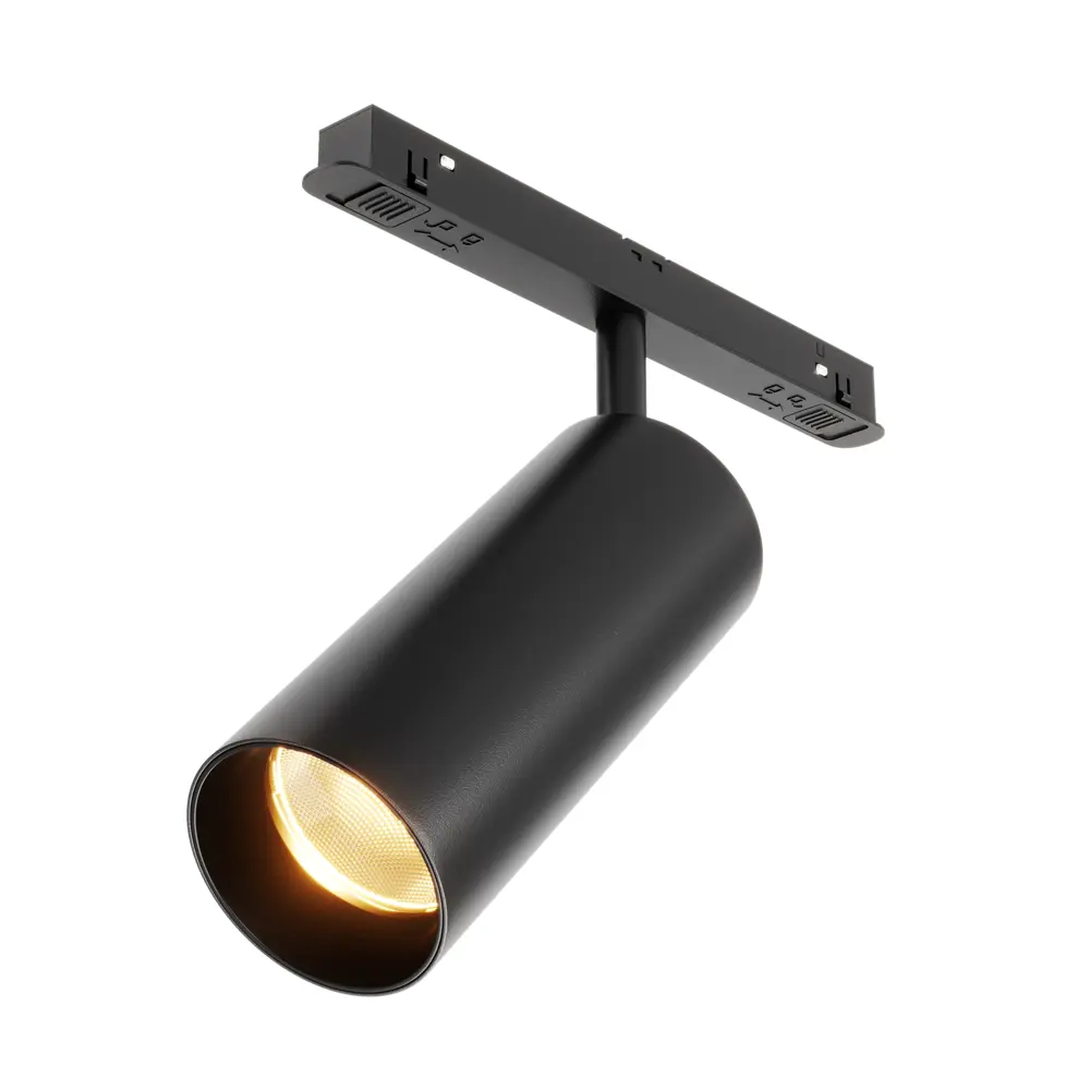 Фото Трековый светильник спот светодиодный Maytoni Tr032-2-20w2.7k-m-b 20 Вт магнитный 8 м² цвет черный Фото Трековый светильник спот светодиодный Maytoni Tr032-2-20w2.7k-m-b 20 Вт магнитный 8 м² цвет черный
